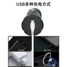 Factory direct sale aluminum alloy zoom light flashlight LED rechargeable outdoor riding gift custom USB flashlight
