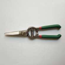 8-inch fruit branch shears 200mm sticky plastic handle Straight mouth branch shears Pruning shears Flower and tree shears Fruit shears Thread shears Fruit branch shears