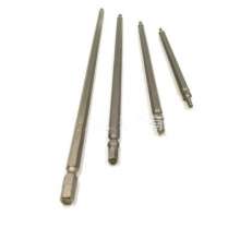 S2 material lengthened double-head hexagonal air screwdriver bit. Electric screwdriver bit. Pneumatic air screwdriver nozzle with magnetic 75mm. Wrench