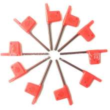 Factory direct sales Hongqi wrench./Taiwan S2 super-hard Torx wrench screw. Wrench. Knife/T8/T9/T10/T15T20