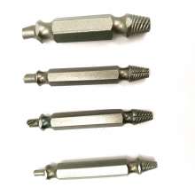High-speed steel double-head broken screw extractor. Screw slippery broken broken wire extractor removal tool. Screw broken extractor
