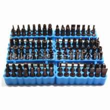 33 pieces of S2 short bit 25mm set. Phillips hexagonal hexagon with hole/solid 1/4 manual screwdriver bit. Bit