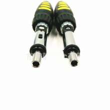 1/4 multifunctional ratchet screwdriver. Turn left and right. The angle of the handle of the bidirectional ratchet screwdriver is 6.35mm and the angle is variable. Silk knife