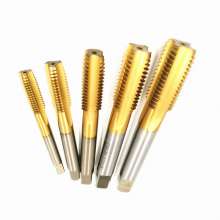 Factory-sold hardened M2 high-speed steel titanium plating machine taps Metric HSS coated straight flute taps M3/4/5/6/8mm. Tap. Tools. Screw