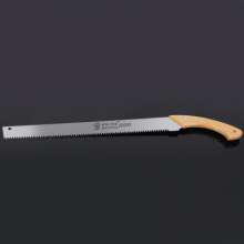 Manufacturers source 500mm wooden handle curved saw 65# manganese steel woodworking saw garden fruit tree pruning hand saw 400mm