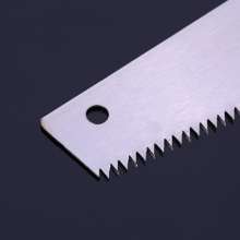 Manufacturer's source of three-sided serrated hand saw Thicken garden outdoor straight saw Two-color plastic coated handle woodworking saw