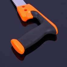 Ample supply of three-sided serrated tail saws Thickened outdoor garden straight saws Multi-specification plastic coated thousand wall saws