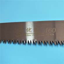 Manufacturer source 65# manganese steel curved handle saw TPR soft bag grip pruning saw outdoor garden logging hand saw 460mm