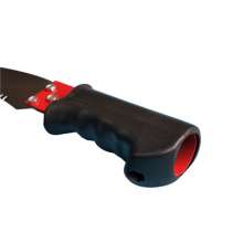 Self-produced and self-sold plastic handle hook saw with three-sided grinding teeth. The front of the hook can be directly hooked.