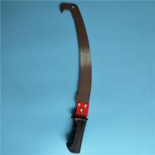Self-produced and self-sold plastic handle hook saw with three-sided grinding teeth. The front of the hook can be directly hooked.