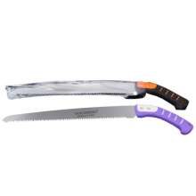 Manufacturers supply 65# manganese steel garden saw, three-sided grinding tooth curved handle saw, fruit tree flower tree pruning garden saw 270mm