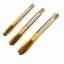 Manufacturers low-priced promotion of M2 high-speed steel HSS titanium-plated tip tap drilling tools. Drill bits . Straight groove screw point tap M2.5 for coating machine