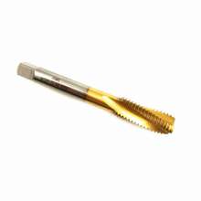 Factory direct sales JBWTL titanium-plated spiral taps, cast steel, cast iron taps. Heat treatment of cobalt-containing tap M8. Cone wire
