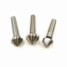 Straight shank three-blade chamfering knife 90 degree chamfering device. Stainless steel special chamfering knife 14 18*90 degree 3-blade chamfering drill. Knife ream