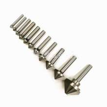 Straight shank three-blade chamfering knife 90 degree chamfering device. Stainless steel special chamfering knife 14 18*90 degree 3-blade chamfering drill. Knife ream