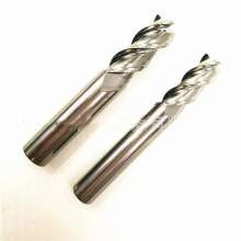 CNC 3-blade tungsten steel and aluminum milling cutter. Computer gong cemented carbide three-blade aluminum alloy milling cutter. Copper and aluminum milling cutter 6mm