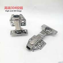 Ducati high-end 304 stainless steel hydraulic hinges stainless steel hinges damping buffer hydraulic door hinge spring hinges aircraft pipe closet cabinet door silent hinge pipe hinge