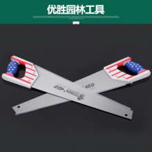 厂家货源 65#锰钢软包塑旗帜柄手板锯户外园林建筑用锯450mm