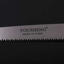 The manufacturer's source of transparent handles is hard and serrated, and the two-sided and three-sided teeth are sharpened by the machine.