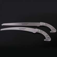 The manufacturer's source of transparent handles is hard and serrated, and the two-sided and three-sided teeth are sharpened by the machine.