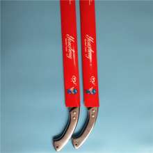 Sufficient supply of curved saw with iron handle, bright and comfortable handle, using 65 manganese steel saw blade machine to grind teeth on three sides