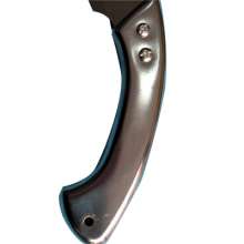 Sufficient supply of curved saw with iron handle, bright and comfortable handle, using 65 manganese steel saw blade machine to grind teeth on three sides