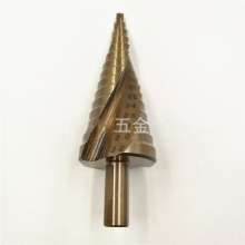 Triangular shank spiral groove pagoda drill bit. Step drill. Step drill steel plate iron plate aluminum plate hole opener drilling 4-32