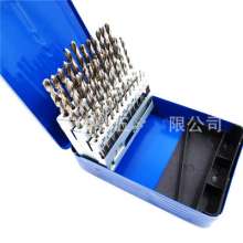 Factory-sold hardened white steel 51-piece straight shank twist drill set. drill. HSS High Speed Steel Hole Set Drill Bit 1-6mm