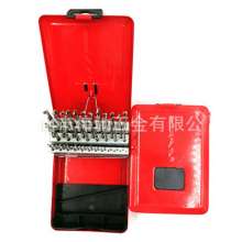 Wholesale 51-piece straight shank twist drill set. HSS high-speed steel woodworking aluminum drilling set drill bit 1-6mm. drill