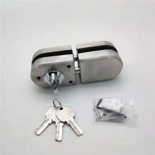 304双门带拧玻璃门锁-113A玻璃推拉门锁插销（铜芯304#）