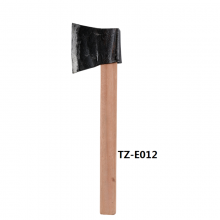 TEZEN Iron (Spring Steel) Woodworking Axe Wooden Handle Steel Pipe Handle Steel Axe Axe Outdoor Multi-function Stainless Steel Axe Small Axe Fire Axe Tree Chopping Axe Bone Chopping Axe Short Handle