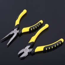 Self-produced and self-sold processing and custom-made plastic-coated steel wire pliers with tiger skin handle multifunctional 6 inch 8 inch manual labor saving vise