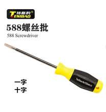 Tesi Leopard 588 Phillips batch screwdriver screwdriver screwdriver Phillips small household industrial grade with magnetic high hardness imported disassembly machine extension electrician repair