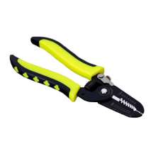 Manufacturer of multifunctional 7-inch electrician cable stripping pliers with seven-in-one two-color handle