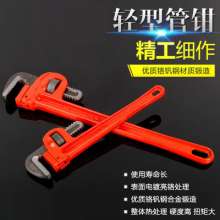 Manufacturer Jiutong American Pipe Wrench Lightweight Pipe Wrench Manual Pipe Wrench Linyi Hardware Tools