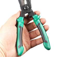 Multi-function electrician's pliers, wire stripper, wire-cutting and peeling pliers, wire pliers, vise, wire cutters