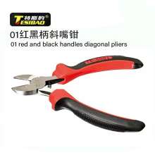 Tesi Leopard 01 Fine Polished Diagonal Pliers/Red Black Handle Diagonal Pliers 6"150mm 8"200mm Diagonal Pliers Diagonal Pliers Wire Cutters Needle Nose Pliers