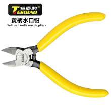 Tesi Leopard Yellow Handle Nozzle Pliers 5 Inch 6 Inch Boutique Nozzle Pliers Diagonal Pliers Classic Handle Wire Cutters Needle Pliers