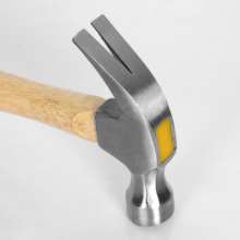 Manufacturer wooden handle claw hammer 0.25kg/0.5kg/0.75kg woodworking hammer construction nail hammer