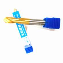 NC extended 90 degree fixed point drill. HSSCO straight shank titanium-coated cobalt centering drill. Stainless steel coated chamfering cutter bit