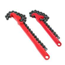 Manufacturers supply machine repair wrench 8-12 inch oil filter element handcuff chain type belt filter wrench