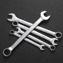 Self-produced and self-sold Processing custom chrome-plated combination wrench set Multifunctional open-end wrench hardware tools