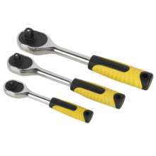 1/2 3/8 1/4 inch quick-falling ratchet wrench large fly medium fly small fly wrench 12.5MM socket wrench