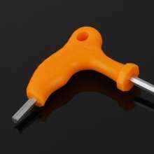 Manufacturers supply single crutches, flat head, matt lengthened hexagon wrench, plastic handle, T-shaped hexagon