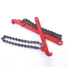 Manufacturers Steel-sprayed chain-type machine filter wrench Auto maintenance adjustable disassembly tool
