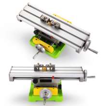 High-precision multifunctional cross slide table. Vise. Mini mini bench drill. Bracket mounted milling machine