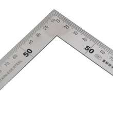Factory stainless steel corner ruler angle ruler 90 degree thickened square ruler woodworking ruler square ruler 500mm right angle