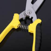 Manufacturer's carton 8 inch multifunctional garden pruning tin snips, stainless steel single color two-color wire duct shears, electronic shears