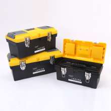 Self-produced and self-sold Processing customized plastic iron buckle toolbox Car maintenance engineering car portable toolbox