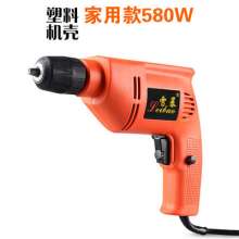 Hand drill 10A multifunctional forward and reverse pistol drill stepless speed regulation. Household miniature electric tool. Electric transfer. Hand drill